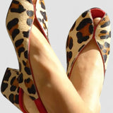 Brielle - Leopard Print Sandals