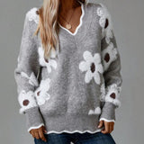 Taylah - Elegant Floral Sweater