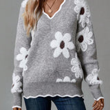 Taylah - Elegant Floral Sweater