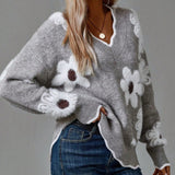 Taylah - Elegant Floral Sweater