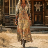 Amelia - Vintage-Inspired Long Sleeve Casual Dress