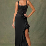 Alyssa - Satin Evening Dress