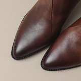 Chloe - Luxury Low-Heel Ankle Boots