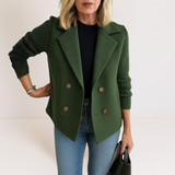 Priya - Elegant Knit Sleeve Coat