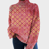 Megan - Artistic Knit Turtleneck Sweater
