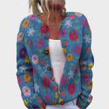 Penelope - Floral Autumn Cardigan