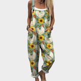 Poppy - Holiday Printed Jumpsuit