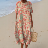 Violet - Retro Floral Dress