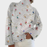Taryn - Artistic Knit Turtleneck Sweater