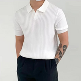 Lachlan - Ribbed Elegant Polo