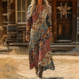 Willow - Vintage-Inspired Long Sleeve Casual Dress