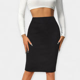 High-Waist Office Skirt