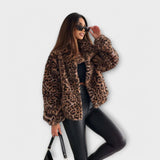 Maddison - Leopard Print Coat