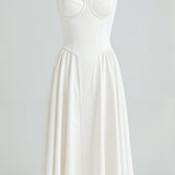 Kelsey - Structured Corset Midi Dress