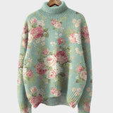 Kristen - Artistic Knit Turtleneck Sweater