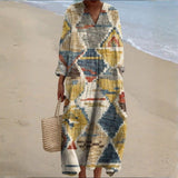 Lucy - Bohemian-Inspired Dress with Ethnic Prints