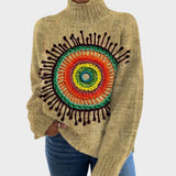 Toni - Artistic Knit Turtleneck Sweater
