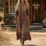 Tahlia - Vintage-Inspired Long Sleeve Casual Dress