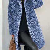 Matilda - Long Leopard Print Coat