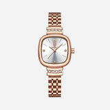 Mia - Retro Faux Leather Watch