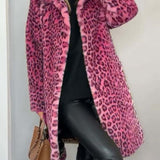 Matilda - Long Leopard Print Coat