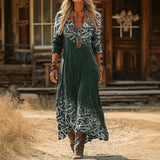 Lara - Vintage-Inspired Long Sleeve Casual Dress