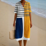 Phoebe - Colour Block Dress