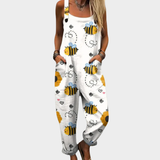 Annabelle - Sleeveless Printed Jumpsuit