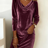Rosa | Velvet Loose Cut Dress