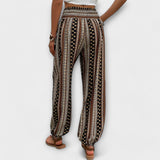 Grace - Ethnic Graphic Wide Leg Pants
