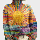 Grace - Artistic Knit Turtleneck Sweater