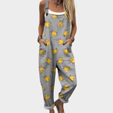 Freya - Wide Leg Printed Jumpsuit