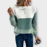 Savannah - Tricolour Patchwork Sweater