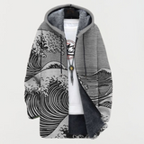 Kira - Wave Print Coat