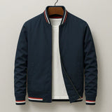 Jack - Striped Bomber Jacket