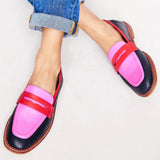 Lunessa - Loafers with Colour Accent