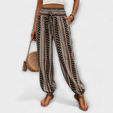 Grace - Ethnic Graphic Wide Leg Pants