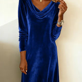 Rosa | Velvet Loose Cut Dress