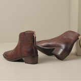 Chloe - Luxury Low-Heel Ankle Boots