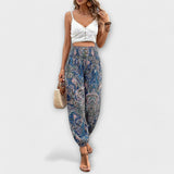Grace - Ethnic Graphic Wide Leg Pants