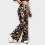 Freya - Leopard Bootcut Pants
