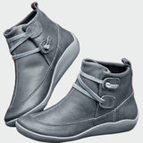 Abigail - Premium Orthopaedic Faux Leather Ankle Boots