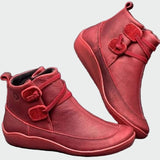 Abigail - Premium Orthopaedic Faux Leather Ankle Boots