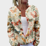 Charlotte - Floral Autumn Cardigan