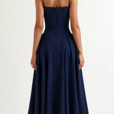 Kelsey - Structured Corset Midi Dress