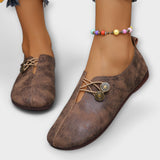 Bonnie - Faux Leather Ballet Flats