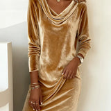 Rosa | Velvet Loose Cut Dress