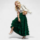 Elegant Skirt with Tulle Detail