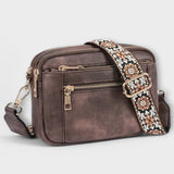 Ella - Vegan Faux Leather Crossbody Bag