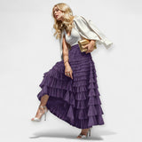 Elegant Skirt with Tulle Detail